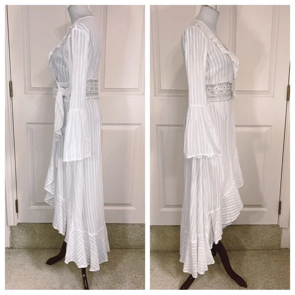 NWT! River Island Waterfall Maxi Beach Kaftan - Picture 4 of 8